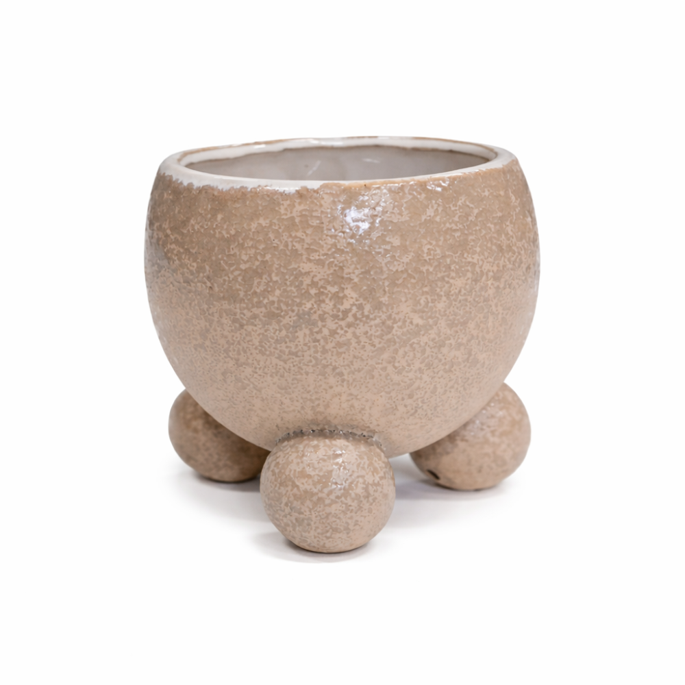 Bloempot PTMD L Beige